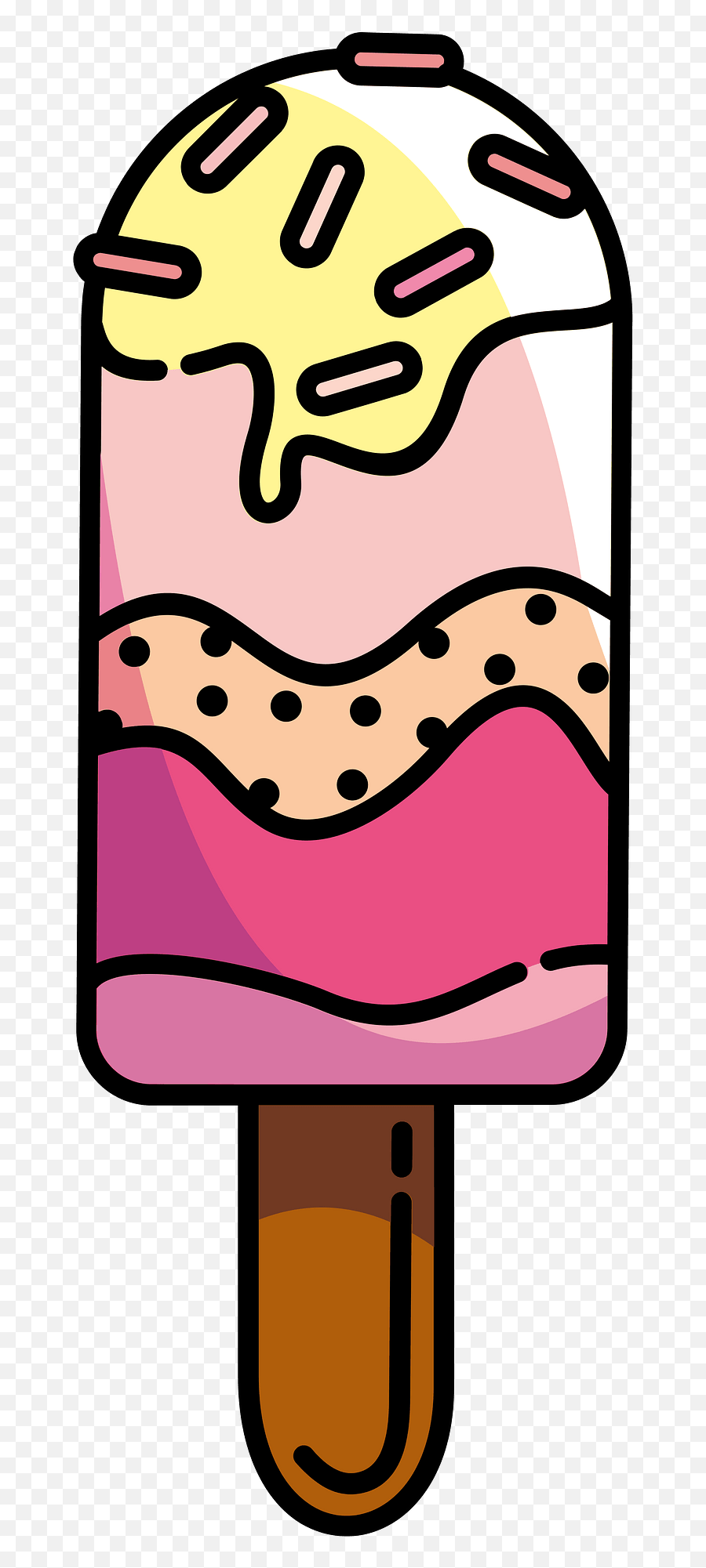 Ice Pop Clipart Free Download Transparent Png Creazilla - Ice Cream Bar Emoji,Pop Clipart