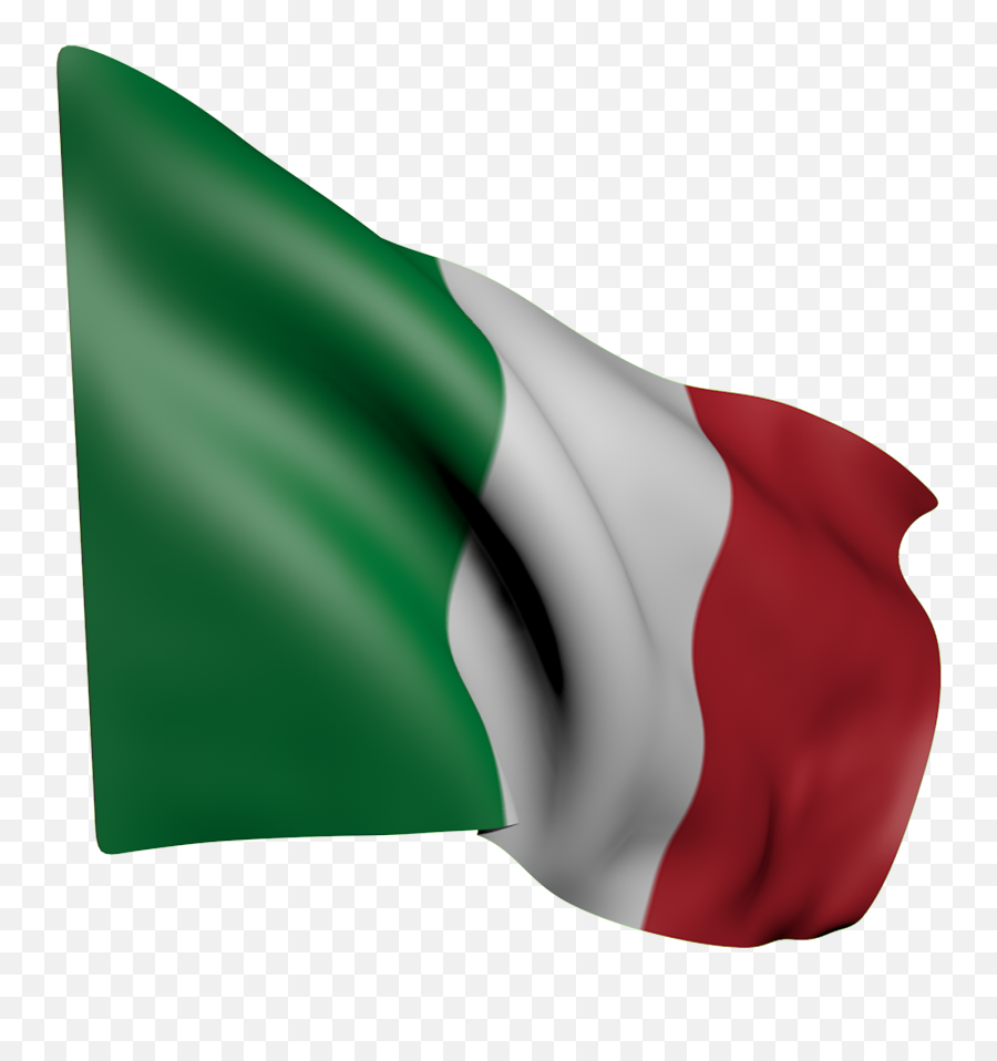 Italian Flag Italian Flag Italian Flag - Bandera Italia Dibujo Png Emoji,U.s.flags Clipart