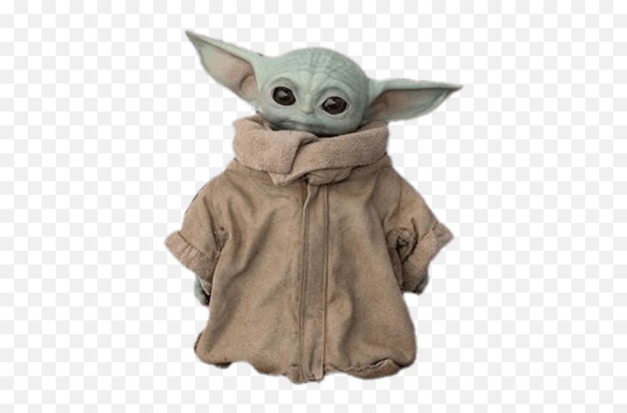 Baby Yoda - Mandalorian The Child Cardboard Emoji,Baby Yoda Png