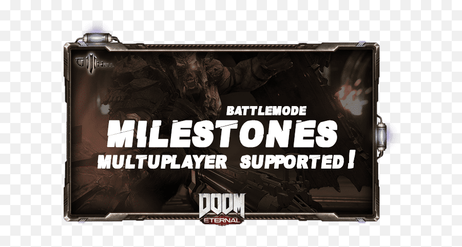 Doom Eternal Battlemode Milestones Emoji,Doom Eternal Logo