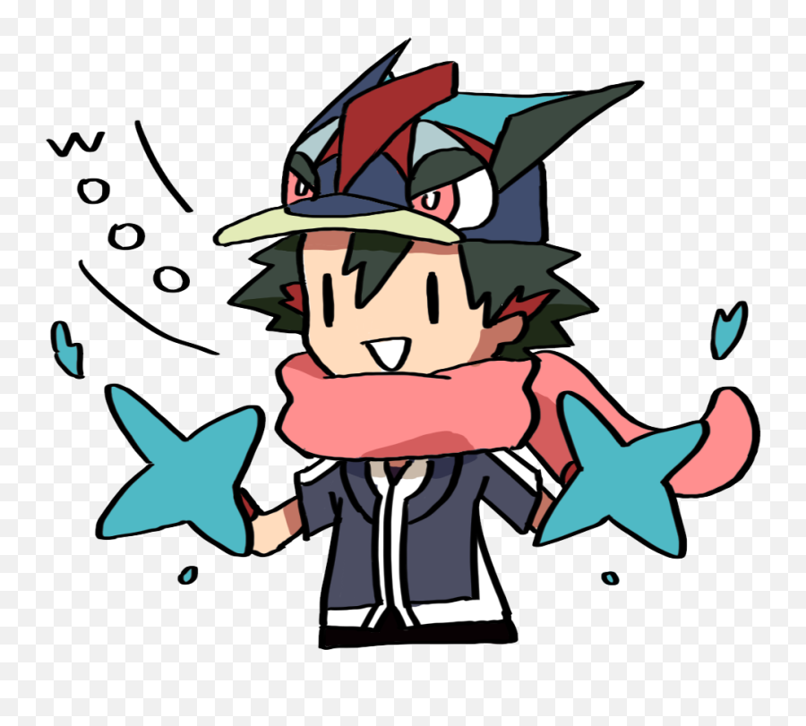 Guess Its Not Going To Be In The Games - Pokemon Cute Greninja Png Emoji,Ash Greninja Png