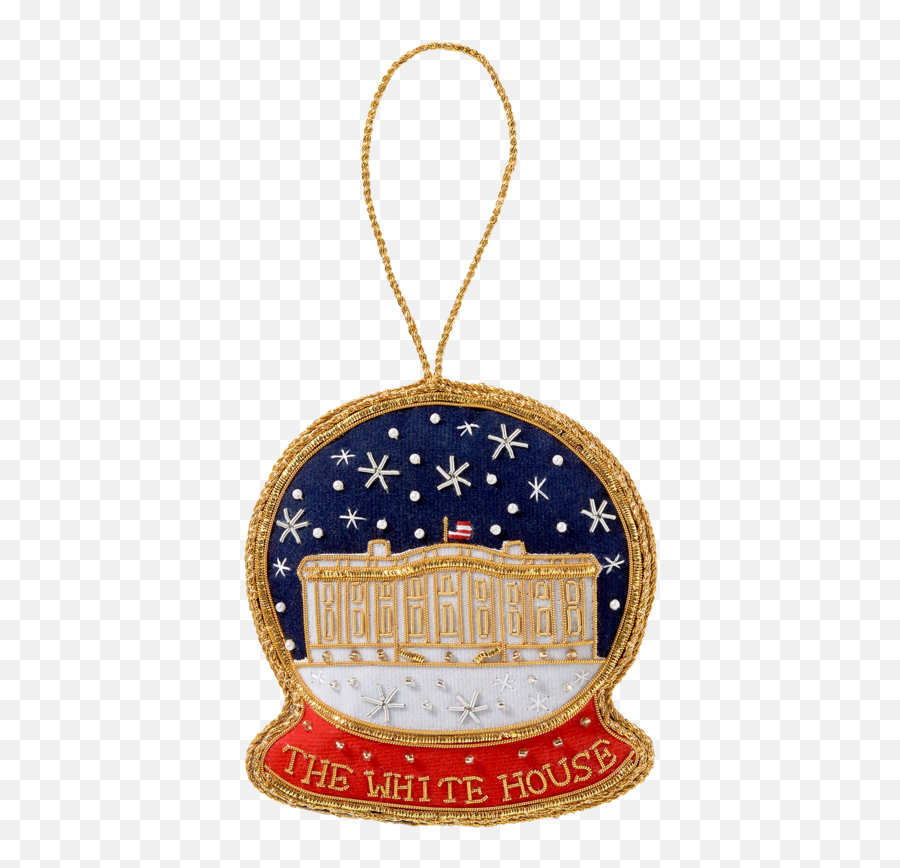 White House Snowglobe Ornament Emoji,Snowglobe Png