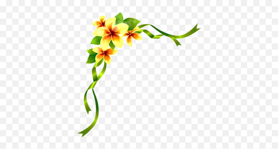 Fastest Flower Border Design Transparent Background Emoji,Floral Border Png