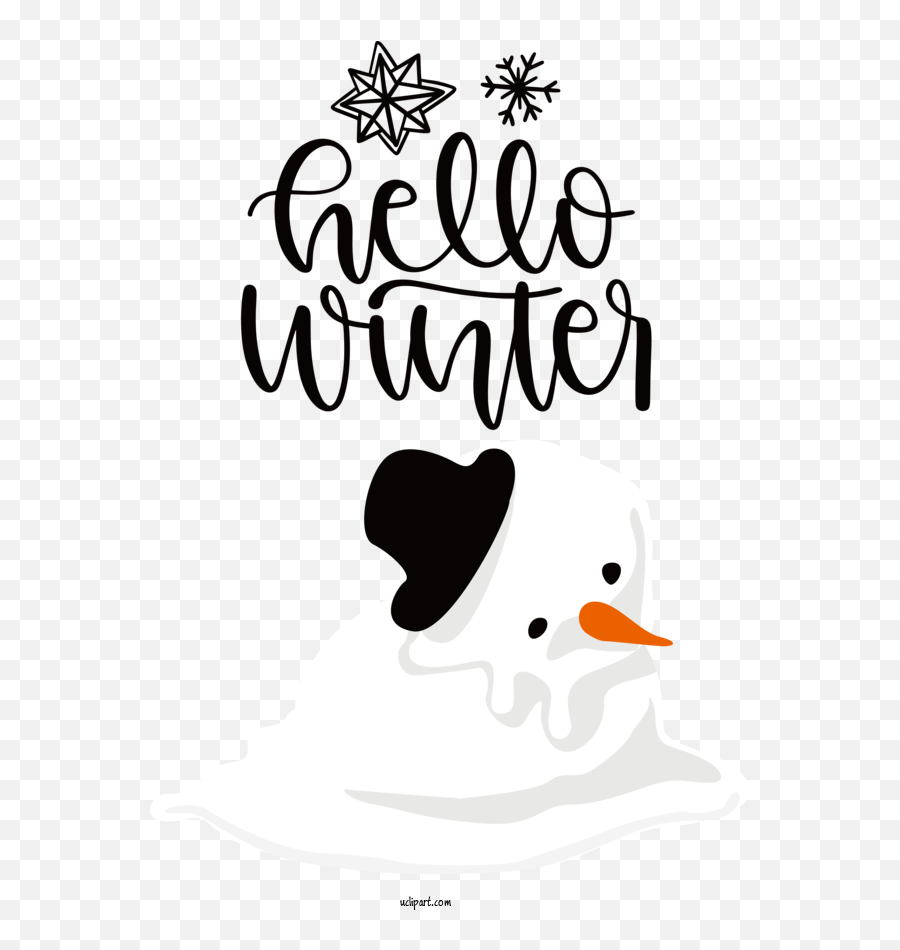 Nature Birds Cartoon Beak For Winter - Winter Clipart Nature Emoji,Winter Background Clipart