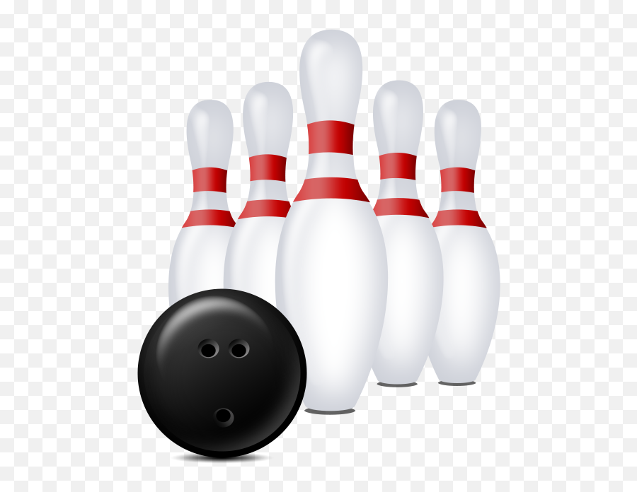 Bowling Pin Bowling Ball Ten - Pin Bowling Quille Clipart Emoji,Bowling Ball Png