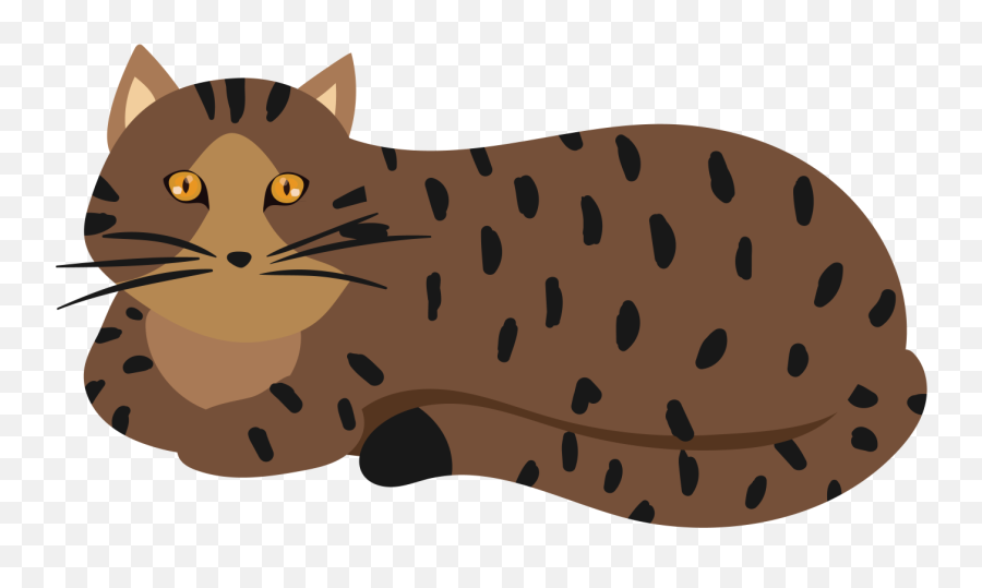 Fat Bengal Cat Vector By Digitemb On Dribbble Emoji,Cat Vector Png