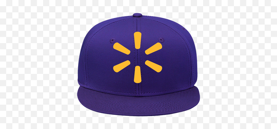 Walmart Hat Snap Back Flat Bill Hat Emoji,Walmart Logo Transparent Background