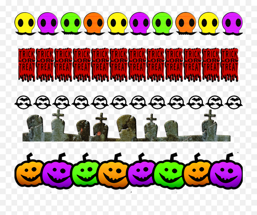 Download Free Photo Of Halloween Borders Trick Or Treat Emoji,Pumpkin Border Png