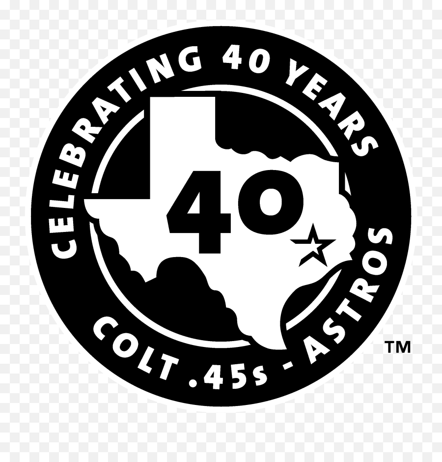 Logo Black And Ahite - Dot Emoji,Astros Logo