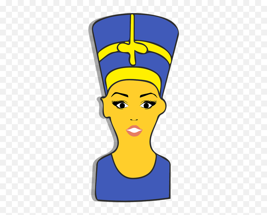 Download Hd Nefertiti Emoji Clipart Sticker Shocked - Nefertiti Emoji,Shocked Emoji Png