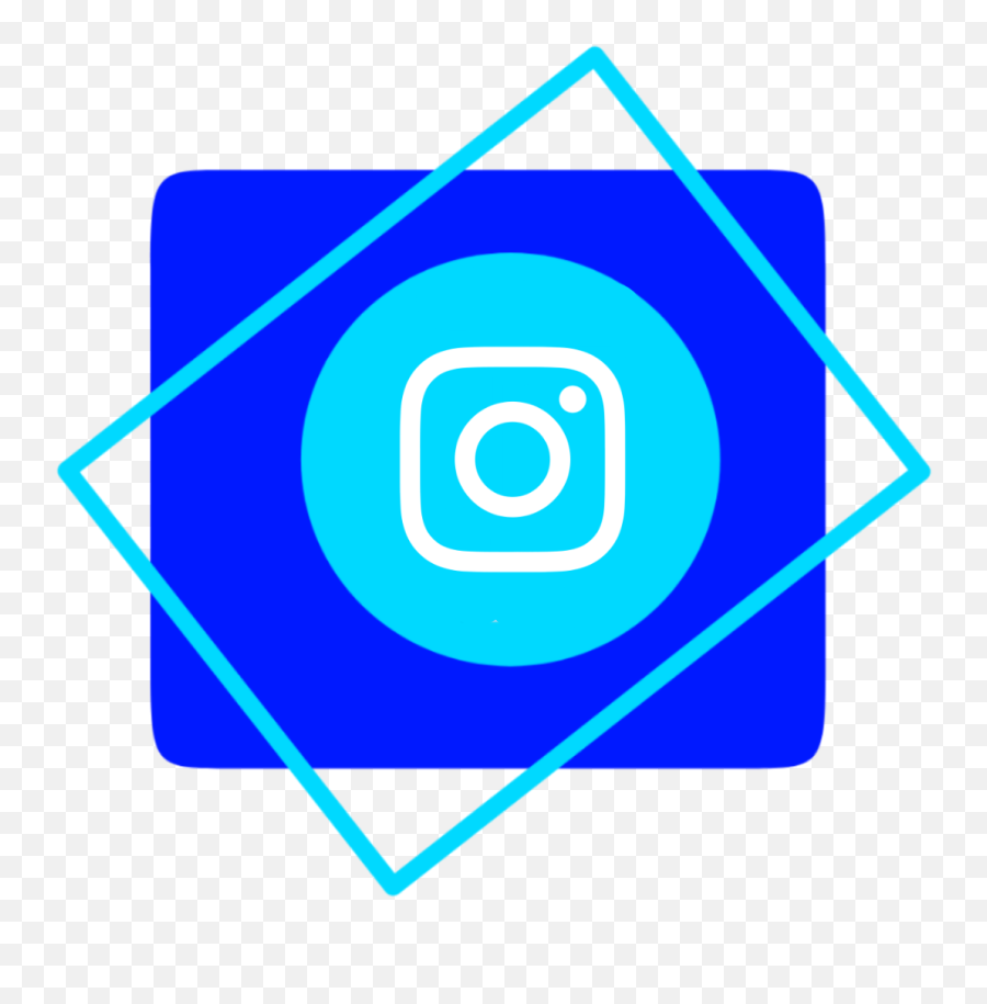 Instagram Sticker By Cryptocartelclothingllc - Vertical Emoji,Blue Instagram Logo