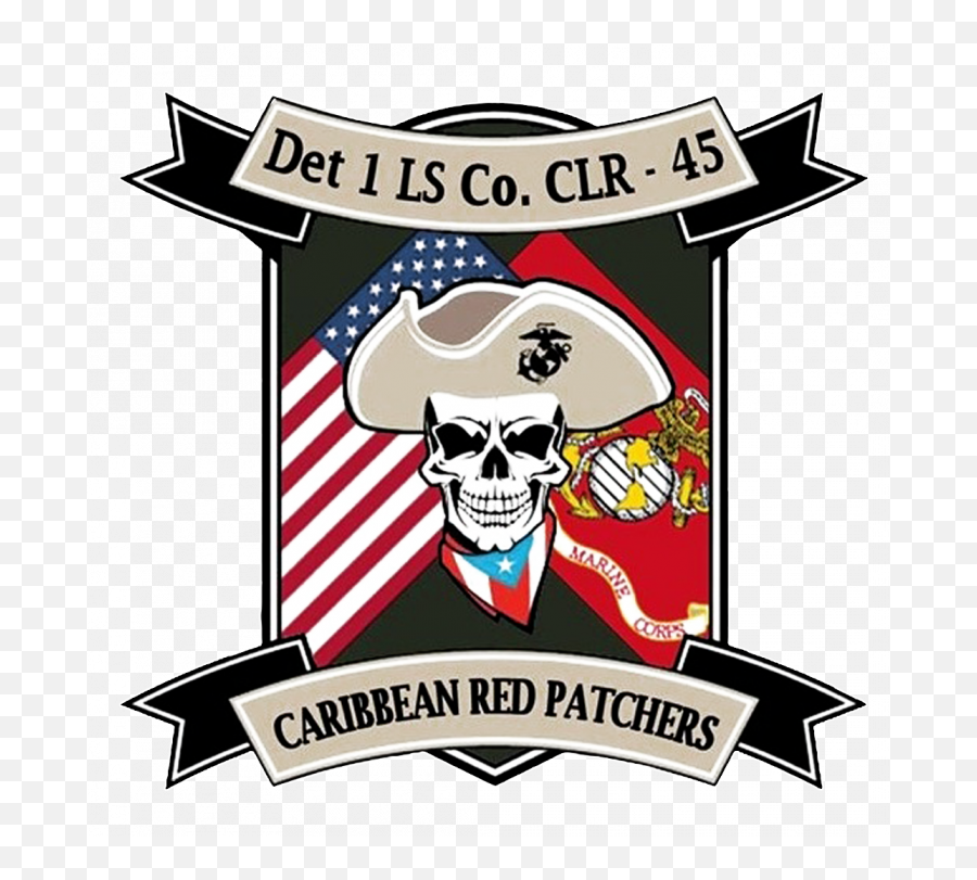 Us Marine Corps Detachment 1 Landing - Landing Support Company Clr 45 Emoji,Us Marine Corps Logo