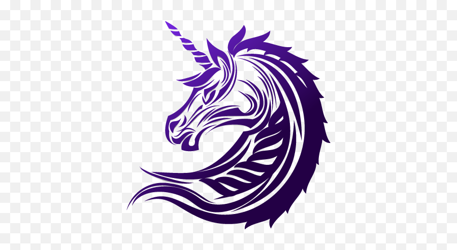 Download Tattoo Sleeve Purple Material Vector Unicorn - Unicorn Logo Transparent Background Emoji,Stickers Png