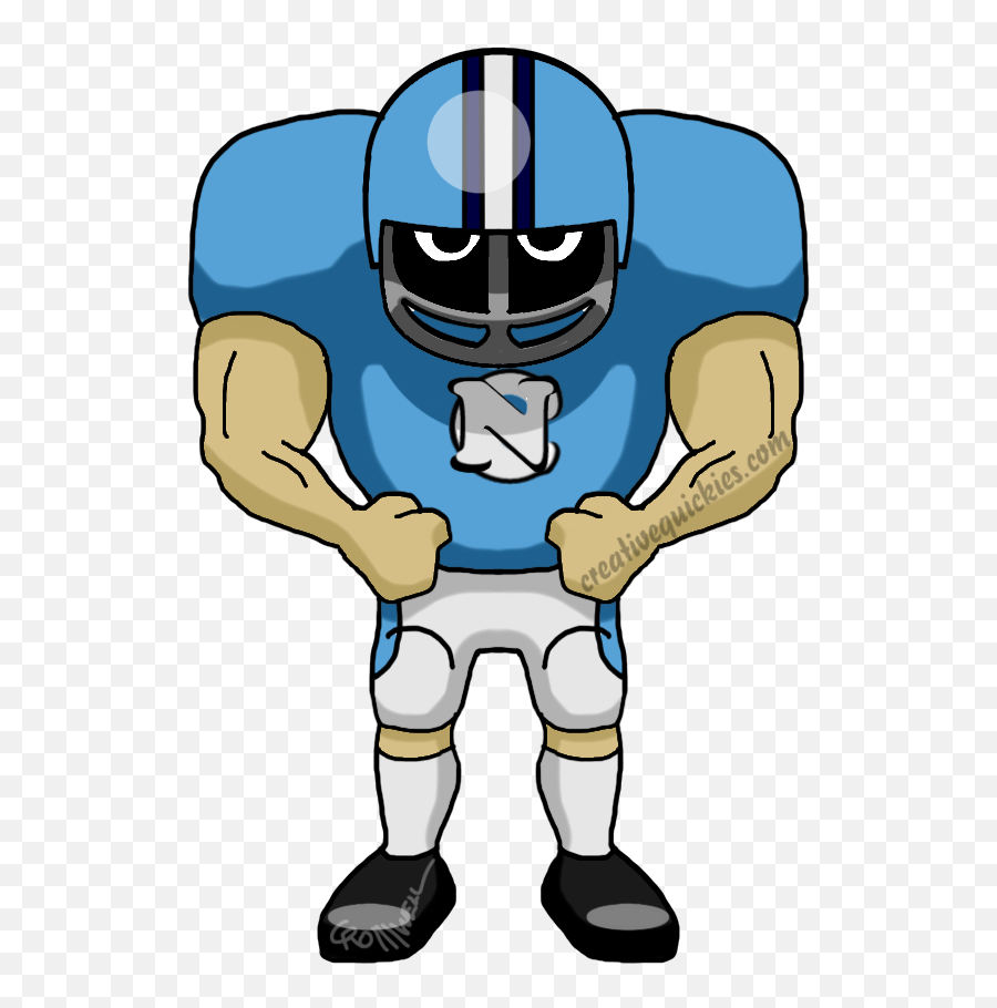Chapel Hill North Carolina Tar Heels - Cartoons Of Your Cartoon Bronco Football Player Emoji,Tar Heels Logo