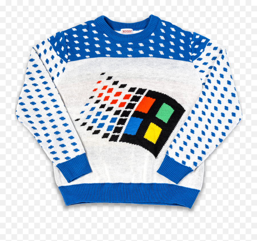 Windows Holiday Sweater U2013 Xbox Gear Shop - Windows 95 Sweater Emoji,Windows Xp Logo