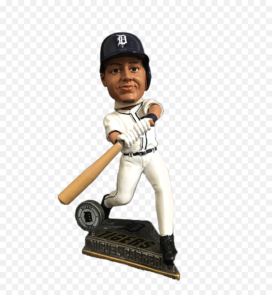 Foco Miguel Cabrera Detroit Tigers Bobblehead - Composite Baseball Bat Emoji,Detroit Tigers Logo
