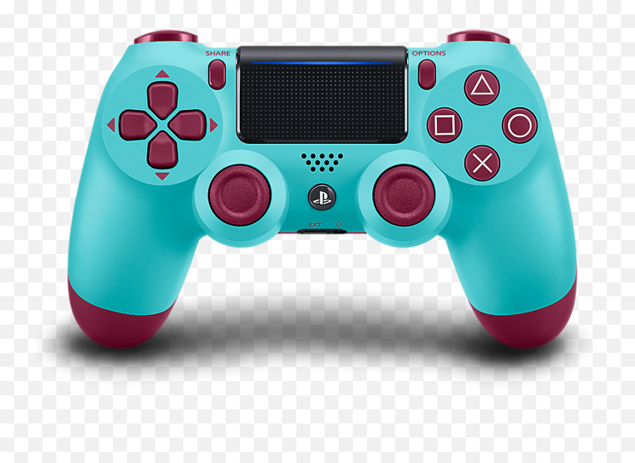 Dualshock4 Wireless Controller For Ps4 - Berry Blue Accessory Berry Blue Dualshock 4 Emoji,Playstation Controller Png