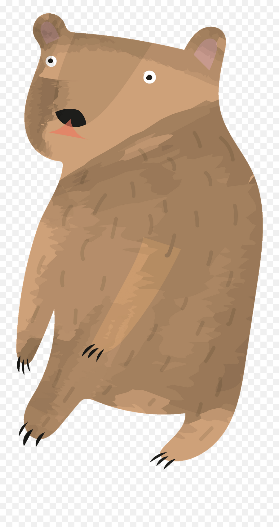 Brown Bear Clipart Free Download Transparent Png Creazilla - Animal Figure Emoji,Brown Bear Clipart