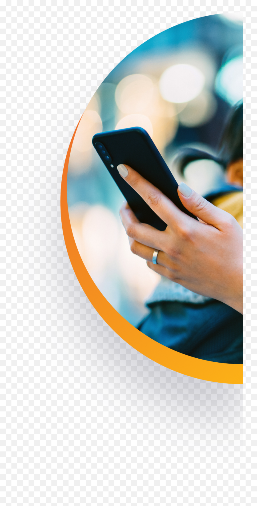 Accept Global Cardholders Discover Global Network Emoji,Holding Phone Png