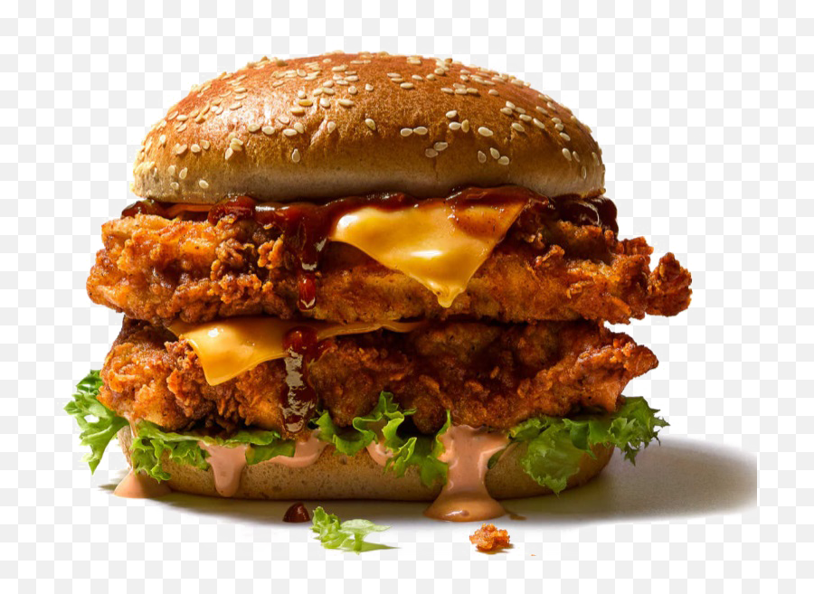 Kfc Burger Png Image With Transparent - Kfc Big Burger Emoji,Burger Png