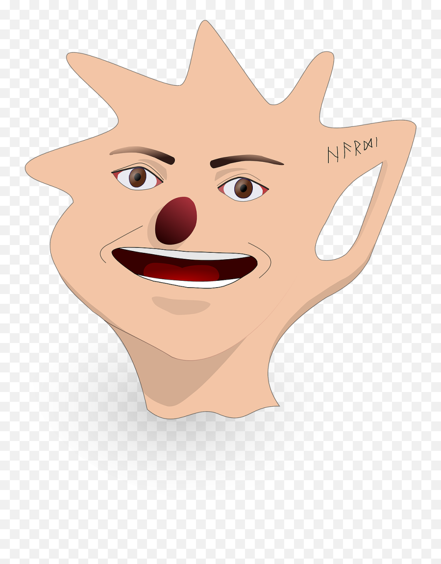 Head Person Artistic Face Funny Png Picpng Emoji,Funny Faces Png