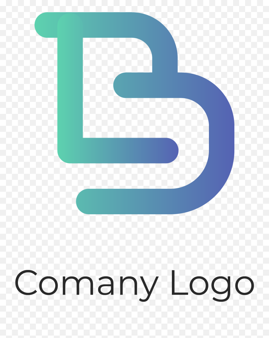 Letter Logo B - Vertical Emoji,Letter Logo