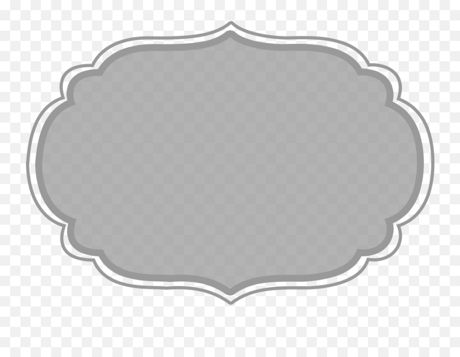Grey Clipart Frame - Brown Label Frame Png Transparent Dot Emoji,Frames Clipart