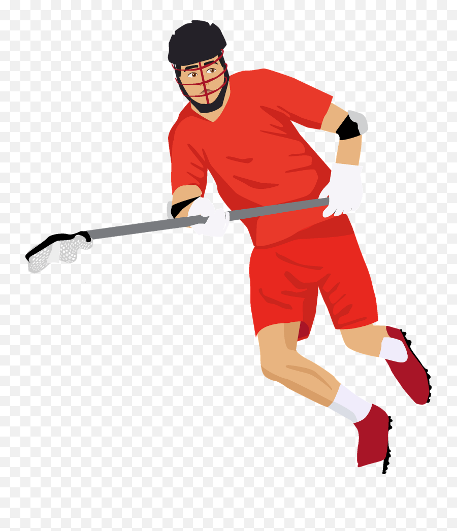 Lacrosse Player Clipart - Player Emoji,Lacrosse Clipart
