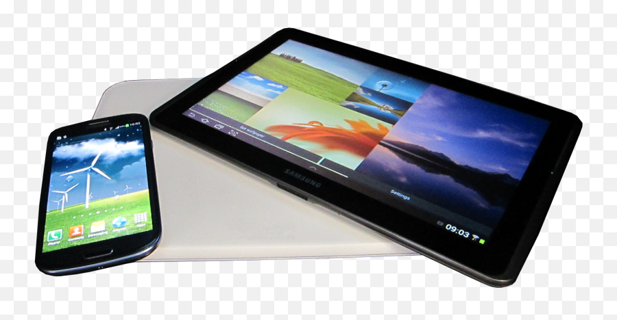 Samsung Tablet Png - Smartphones And Tablets Png Tablet And Smartphone Png Emoji,Tablet Png