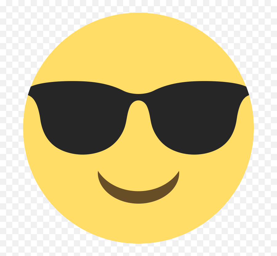 Download Emoticon Sunglasses Of Smiley Face Tears Joy - Smiling Face With Sunglasses Emoji Png,Joy Clipart