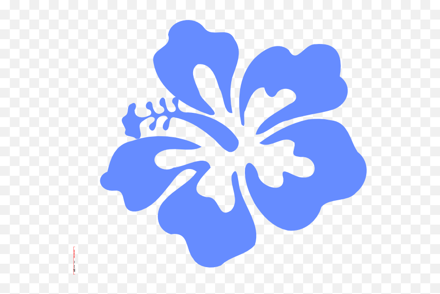 Library Of Hawaiian Flower Svg Library - Blue Hibiscus Flower Clipart Emoji,Hawaii Clipart