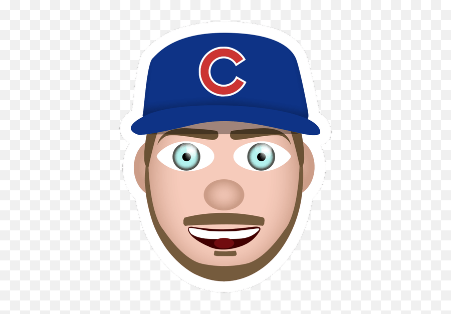 Chicago Cubs Sticker Transparent Png - Kyle Schwarber Emoji,Chicago Cubs Logo