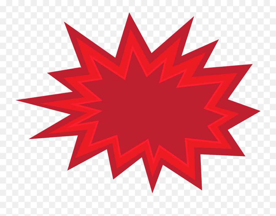 Red Burst Png Jpg Royalty Free Stock - Boom Callout Clipart Call Out Shapes Emoji,Burst Png