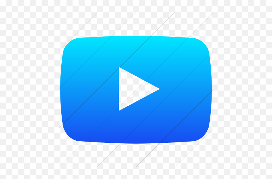 Iconsetc Simple Ios Blue Gradient - Iphone Blue Youtube App Icon Emoji,Blue Youtube Logo