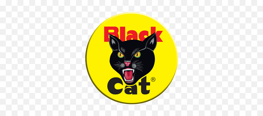 Black Cat Fireworks Logos - Vector Black Cat Fireworks Logo Emoji,Cat Logos
