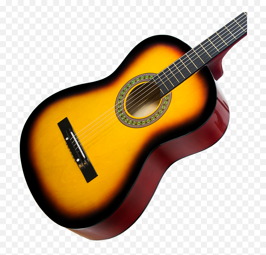 Size Sunburst - Guitar Pic Full Hd Emoji,Acoustic Guitar Png
