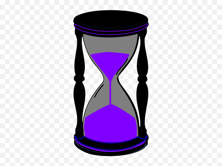 Hourglass Clip Art At Clker - Hourglass Emoji,Hour Glass Clipart