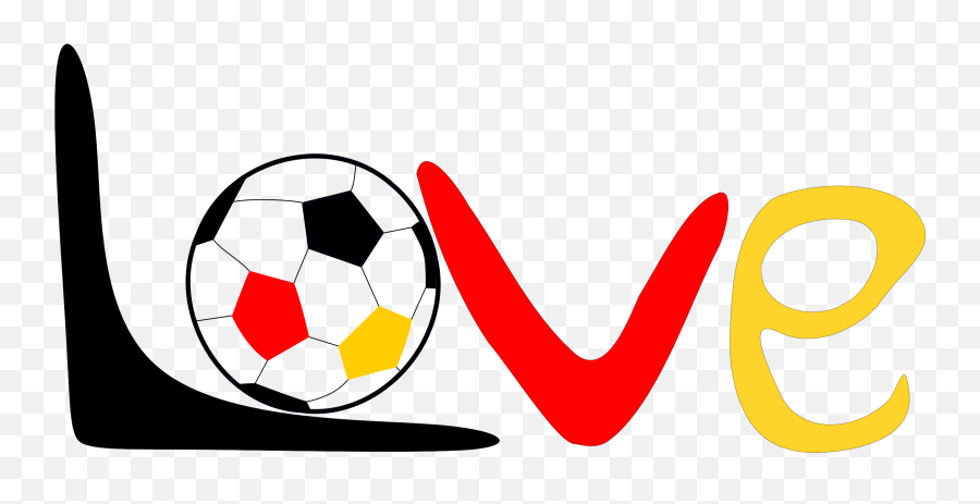 Love Soccer Liebe Fußball - Dribble A Soccer Ball Clipart For Soccer Emoji,Soccer Ball Clipart Png