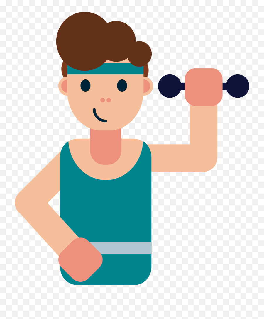 Exercises Trainer 2 - Exercise Cartoon Emoji,Exercise Clipart