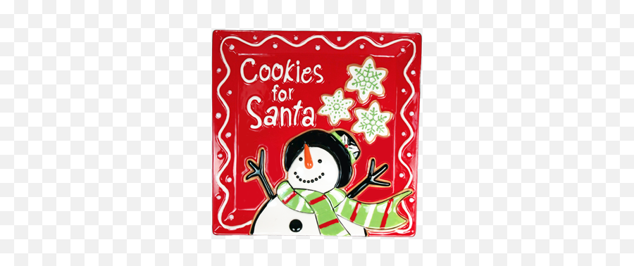 Snowman Plate Emoji,Plate Of Cookies Png