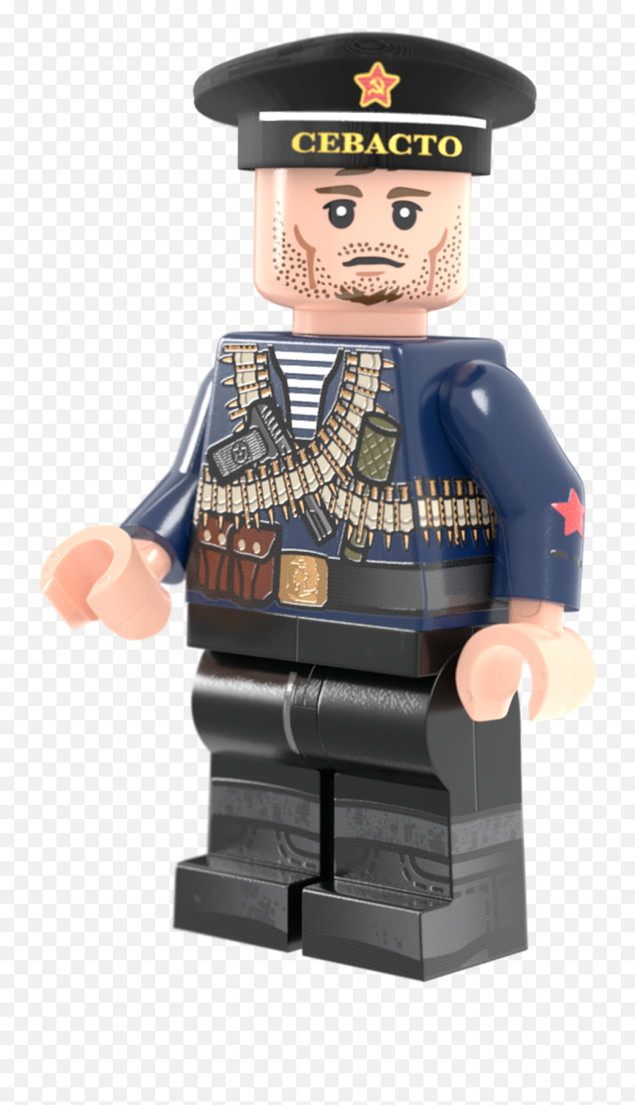 Wwii Soviet Naval Infantry - Minifig Of The Month Emoji,Soviet Star Png