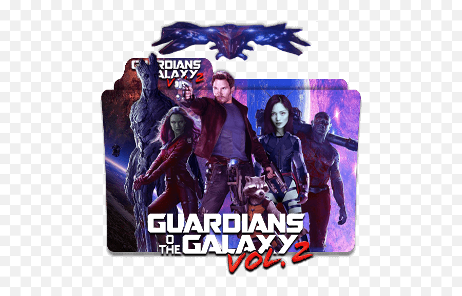 Guardians Of The Galaxy 2017 Folder Icon - Designbust Emoji,Galaxy Png Transparent