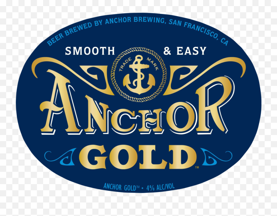 Great Anchor Gold Louis Glunz Beer Inc - Label Clipart Emoji,Gold Label Png