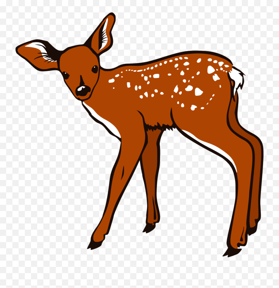 Cute Baby Deer Clipart Free Clipart - Deer Clip Art Emoji,Deer Clipart