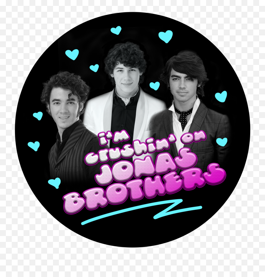 Team Jonas Vintage Sticker - Fun Emoji,Jonas Brothers Logo