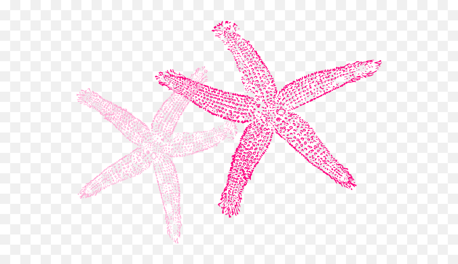 Multiple Pink Starfish Clip Art At - Lovely Emoji,Starfish Clipart