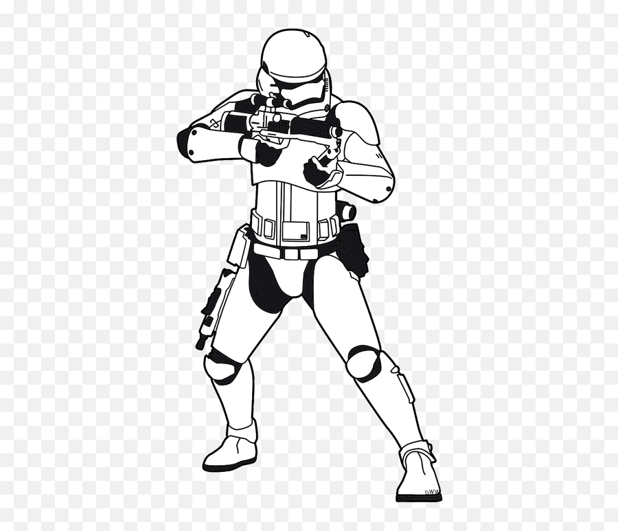 Star Wars The Force Awakens Clip Art Images Disney Galore 3 - Star Wars Stormtrooper Line Art Emoji,Star Wars Clipart