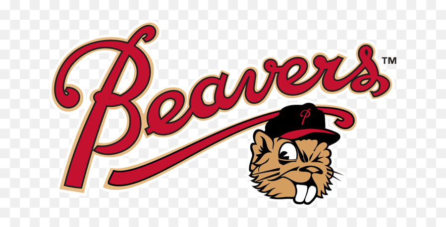 Portland Beavers Primary Logo - Portland Beavers Baseball Emoji,Beaver Logo