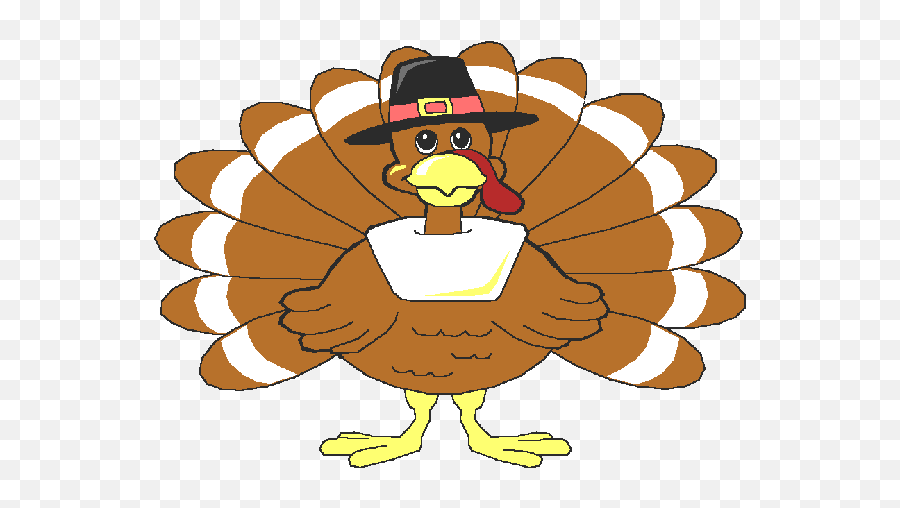 Cartoon Turkey - Fat Turkeys Emoji,Thanks Clipart