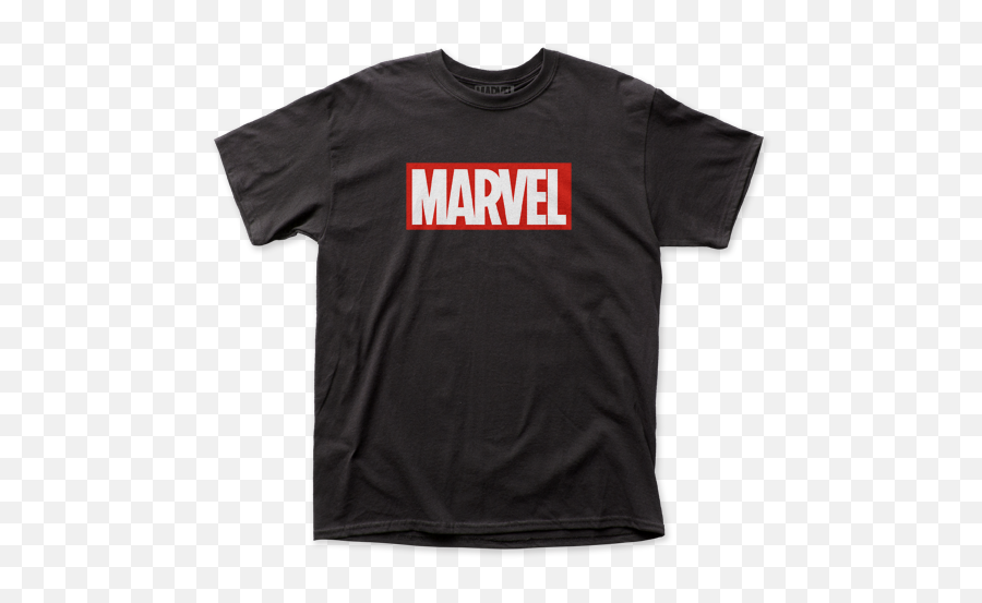 Marvel T - Shirt Retro Marvel Comic Books Logo Teemarvel Logo Tee Coolchaos Marvel Heroes Emoji,Marvel Comic Logo